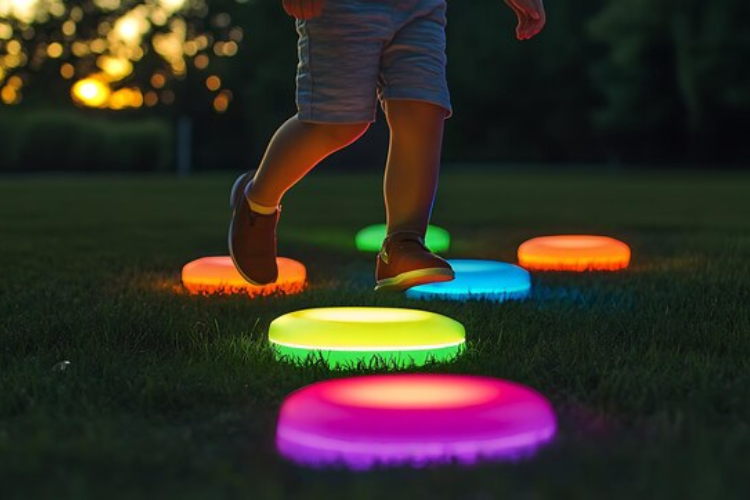 Fun-filled black light party games and colorful decor